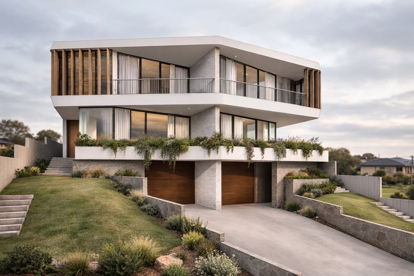 Architect-designed duplex, Benelong Crescent Bellevue Hill (Woollahra)