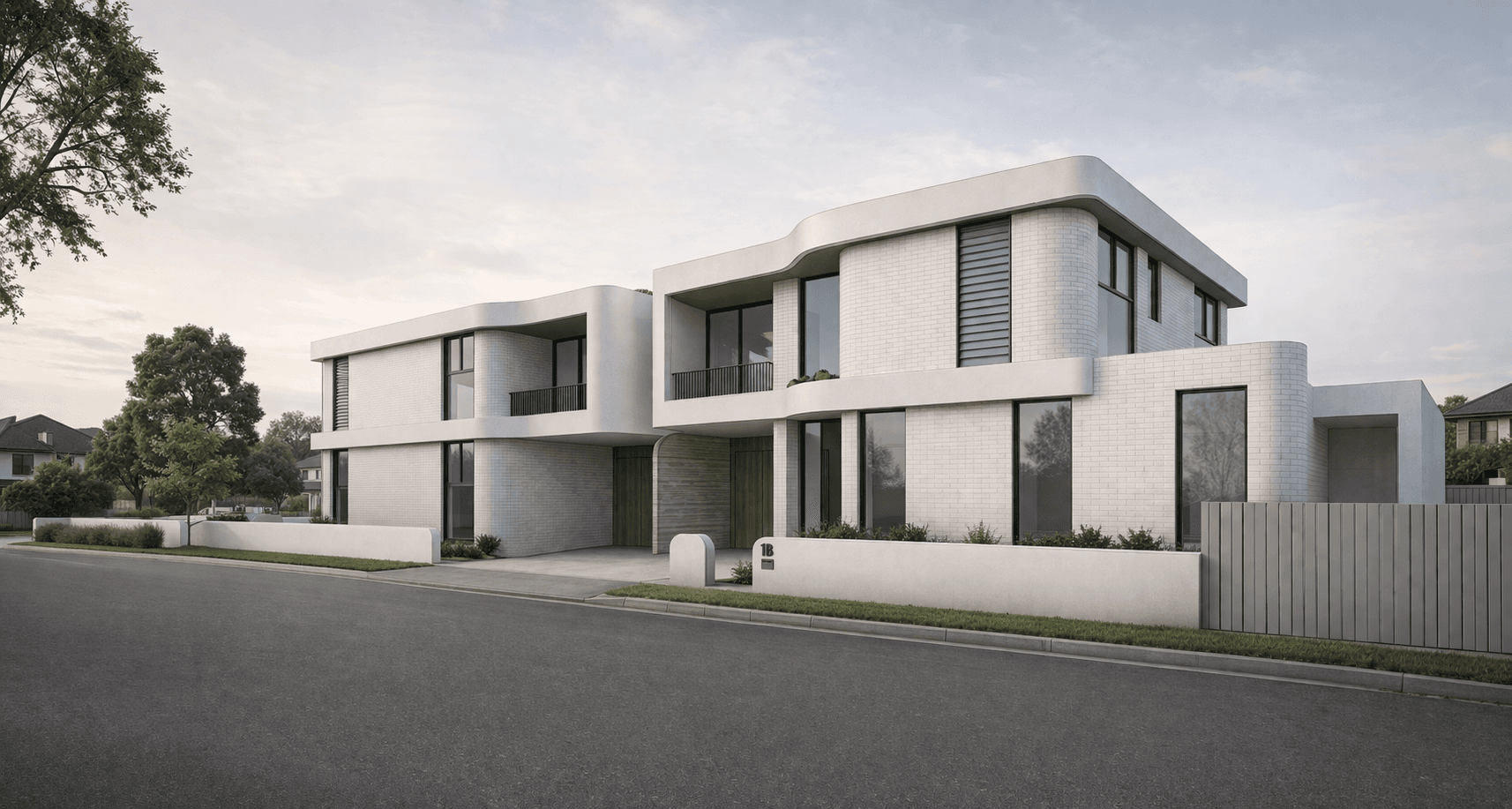 Architect-designed duplex, Ellis Street Concord (City of Canada Bay)